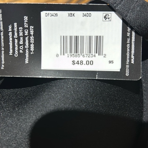 Bally Black Contour Bra with Adjustable Strapsb n DD - Picture 3 of 4